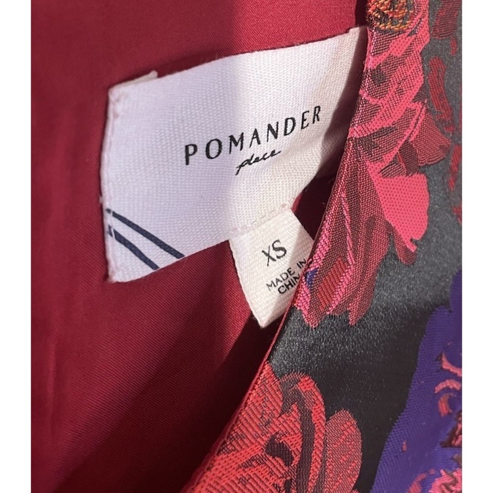 Tuckernuck + Pomander Place Camellia Jacquard Lyla Puff Sleeve Blouse | XS - Picture 2 of 7